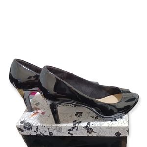 Chinese Laundry Black Peeptoe Heels